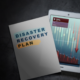 A close-up image of a disaster recovery plan document next to a tablet showing a declining graph, symbolizing the critical role of "backup and disaster recovery" in safeguarding business data and ensuring continuity during disruptions.